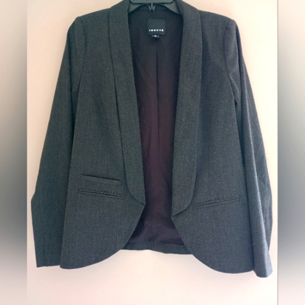 Trouve Dark Grey Blazer Size XS